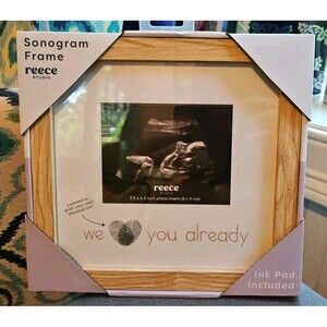 Keepsake Sonogram Print Frame. Inkpad Included. Brand New